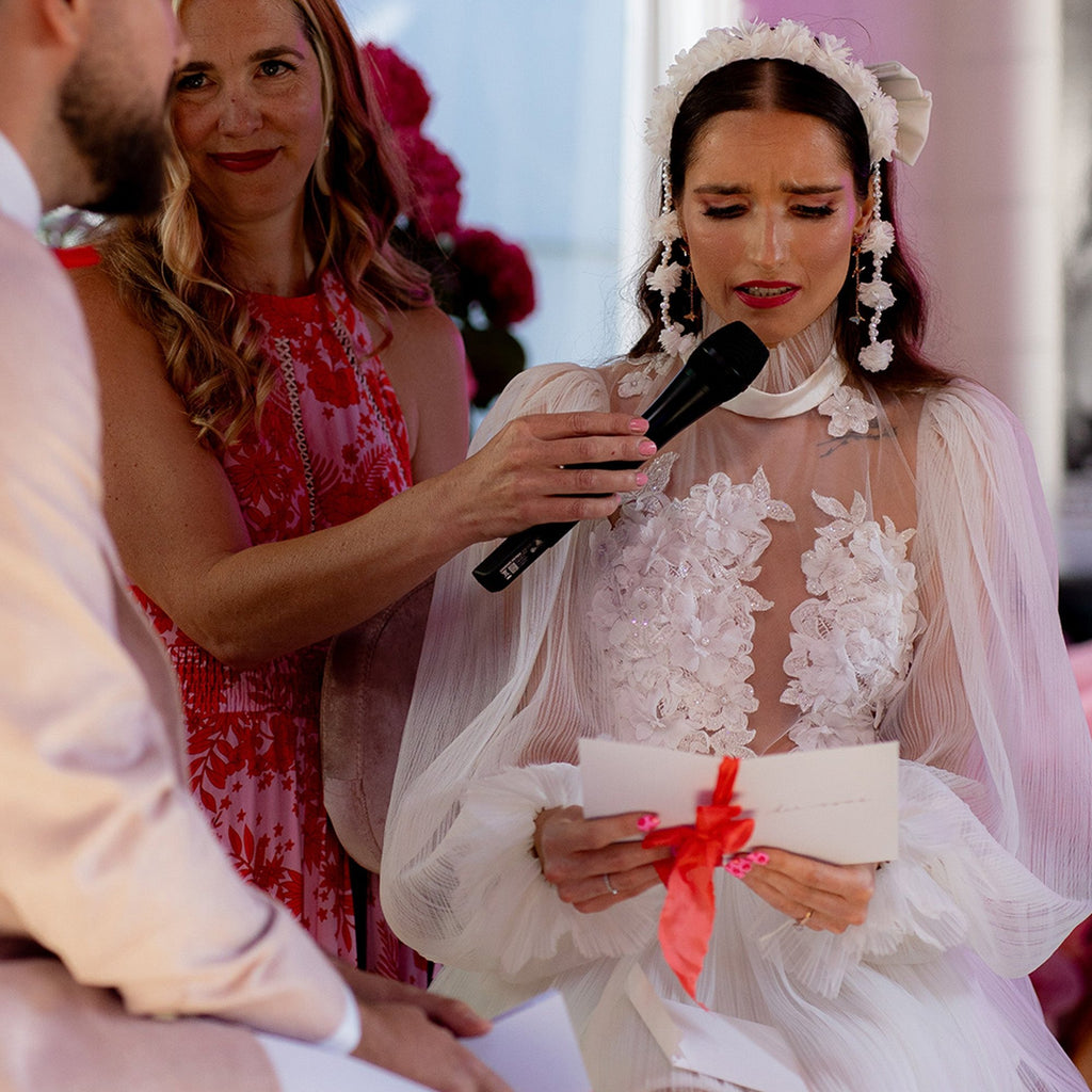 coral|Silk Bouquet Ribbon - The Whole Bride