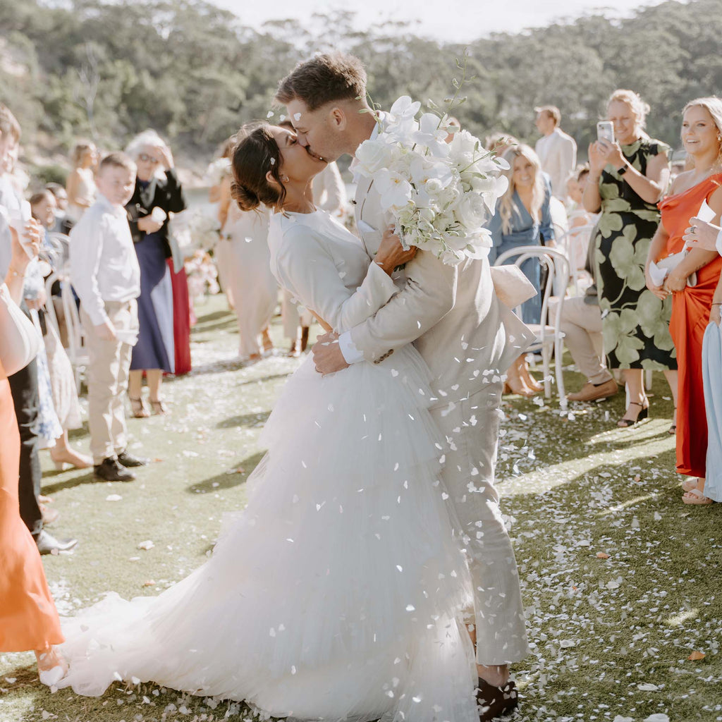 white heart|Biodegradable Confetti - Heart (Bag Only) - The Whole Bride