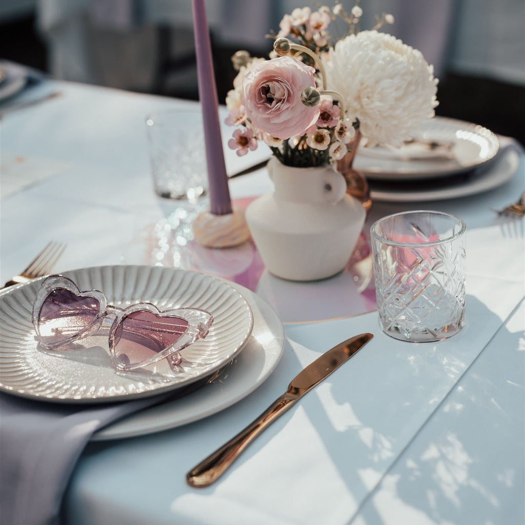 translucent pink|Heart Sunglasses - The Whole Bride