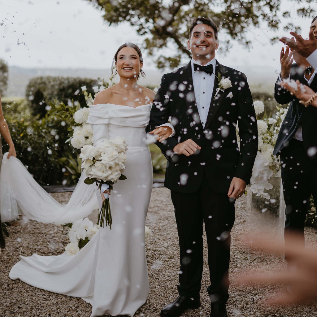 white|The Hydrangea Petal Bundle (petals + cones) - The Whole Bride