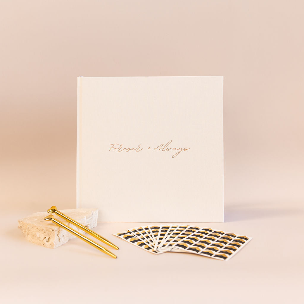 gold|Photo Corners for Guest Book - The Whole Bride