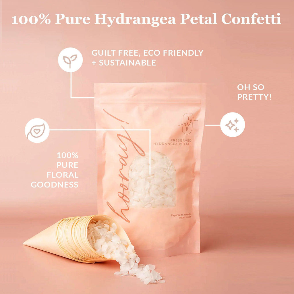 pink|Hydrangea Petals (bag only) - The Whole Bride