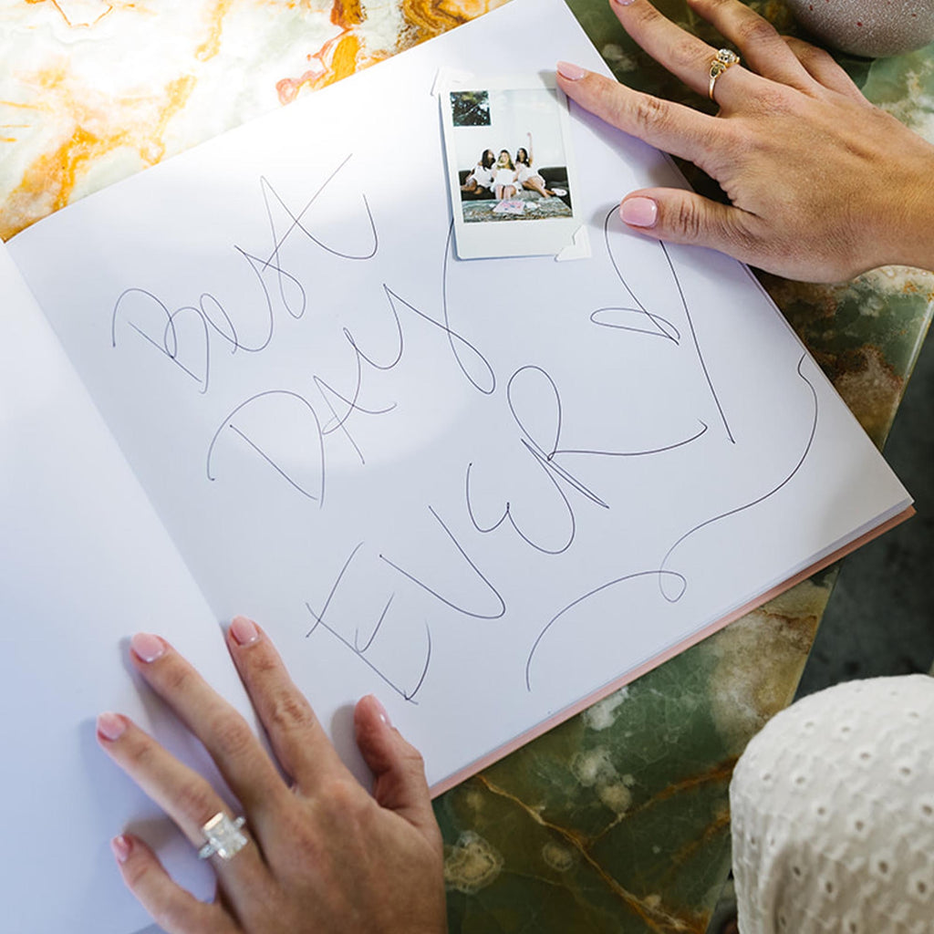 white|Photo Corners for Guest Book - The Whole Bride