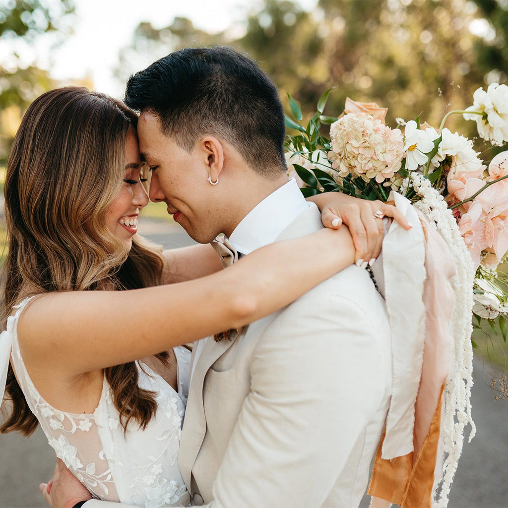 Clay|Silk Bouquet Ribbon - The Whole Bride