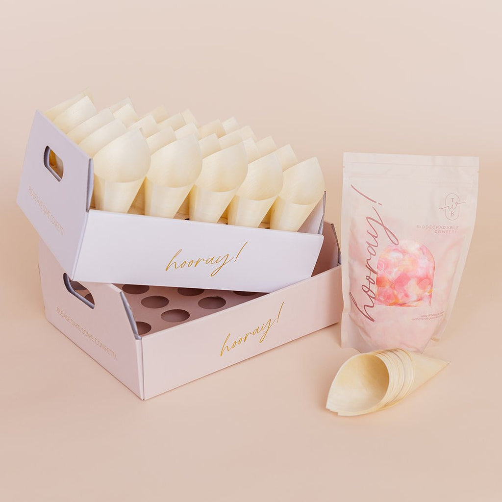 sherbet heart|The Ultimate Confetti Bundle - Heart (cones, confetti + trays) - The Whole Bride